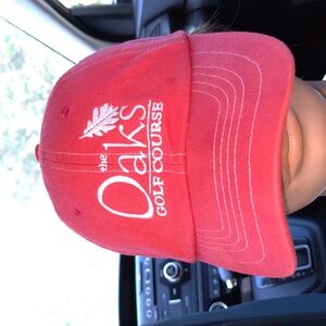 The Oaks Golf Course Country Club Wisconsin Embroidered Logo Strapback Hat Cap